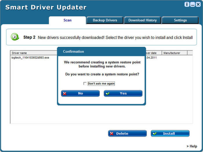 driver update software registration key